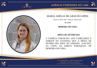 Maria Adélia Araújo Lopes
