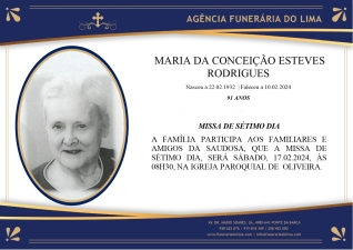 Maria Conceição Esteves Rodrigues