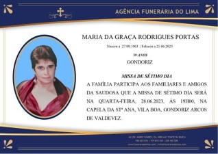 Maria da Graça Rodrigues Portas
