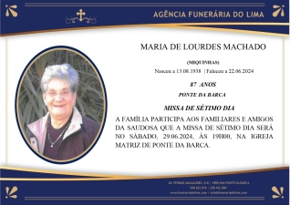 Maria de Lourdes Machado