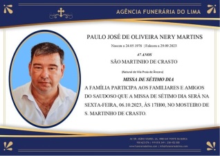Paulo José Oliveira Nery Martins