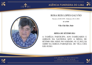 Rosa Reis Lopes Galvão