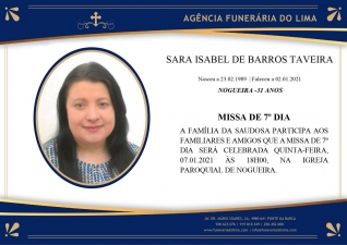 Sara Isabel de Barros Taveira