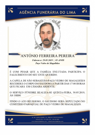 António Ferreira Pereira