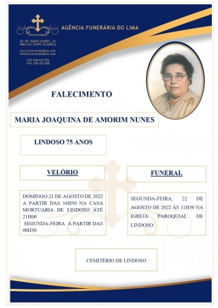 Maria Joaquina de Amorim Nunes