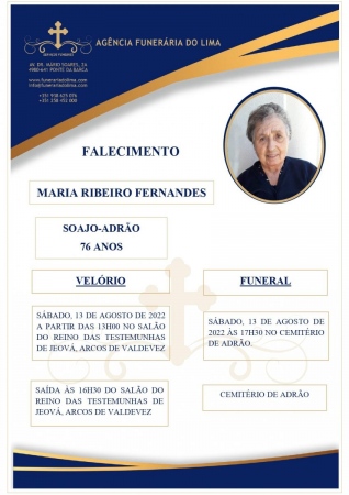 Maria Ribeiro Fernandes