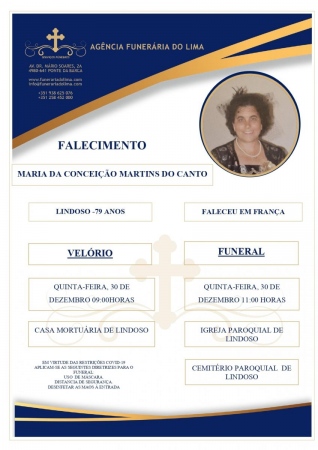 Maria da Conceição Martins do Canto
