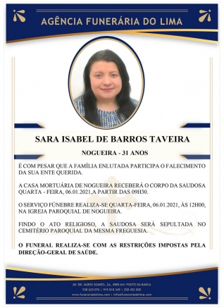 Sara Isabel de Barros Taveira