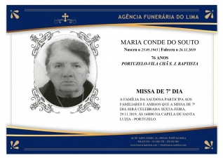 Maria Conde do Souto