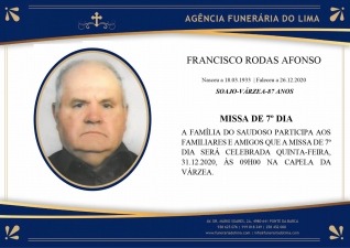 Franciso Rodas Afonso