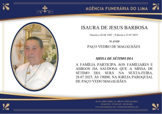 Isaura de Jesus Barbosa