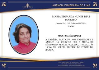 Maria Eduarda Nunes Dias do Babo
