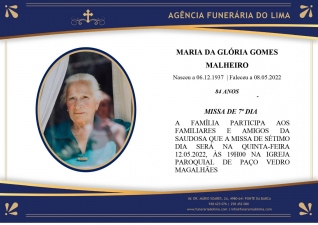 Maria da Glória Gomes Malheiro