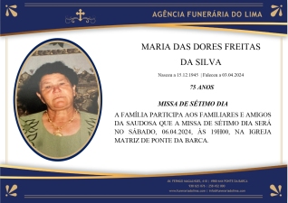 Maria das Dores Freitas da Silva