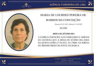 Maria de Lourdes Pereira de Barros da Conceição
