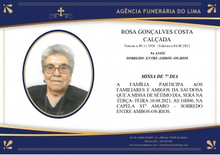 Rosa Gonçalves Costa Calçada