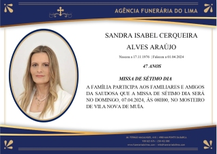 Sandra Isabel Cerqueira Alves Araújo