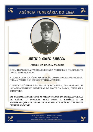 António Gomes Barbosa