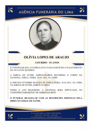 Olívia Lopes de Araújo